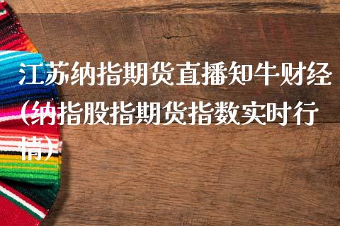 江苏纳指期货直播知牛财经(纳指股指期货指数实时行情)_https://www.cnlz365.com_恒生指数直播间_第1张